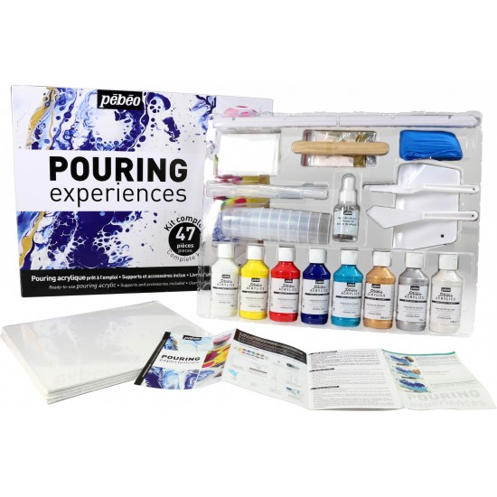 Pebeo Complete Pouring kit 47 pcs